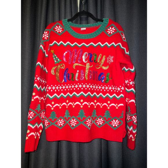 Ugly Christmas Sweater Xmas Size Medium - Picture 1 of 3